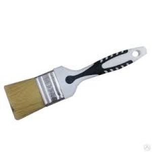 Кисть плоская "Black White универсальная "PREMIUM щетина (2К) 75*15